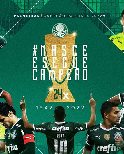 ICFUT – Palmeiras é Campeão Paulista de Futebol 2022 – ICFUT